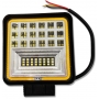 REFLEKTOR LAMPA ROBOCZA LED KWADRATOWA 9-36V 126W 42 LED